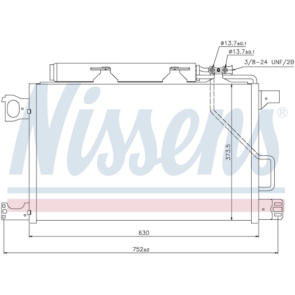 Nissen Nissens Condenser, 940100 940100 - main